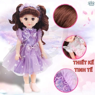 Set Búp Bê Công Chúa Băng Giá kèm phụ kiện đa dạng cho bé gái – Giá ưu đãi 146,299₫ 6