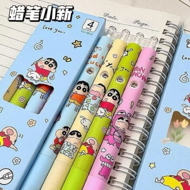 Set bút 4c Hello Kitty đen 0.5mm + bút gấu trúc - Dễ thương, phù hợp văn phòng - 29.000đ