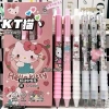 Set bút 6c gel Hello Kitty đen 0.5mm Sanrio – Bút bi dễ thương SB10 cho Văn phòng, Sinh viên, Học sinh – Chỉ 29.000₫