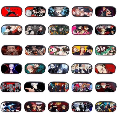 Set Bút Chì Jujutsu Kaisen Hộp Học Sinh Anime Túi Văn Phòng Phẩm Đa Năng, Lưu Trữ và Trang Điểm, 79.920₫