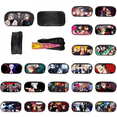 Set Bút Chì Jujutsu Kaisen Hộp Học Sinh Anime Túi Văn Phòng Phẩm Đa Năng, Lưu Trữ và Trang Điểm, 79.920₫
