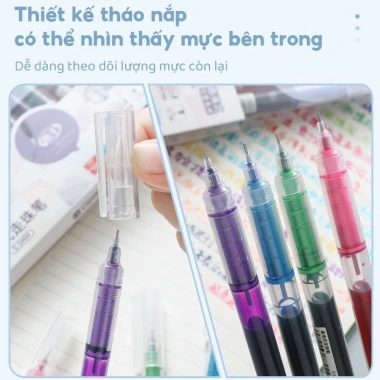 Set bút gel màu 0.5mm cho học sinh – bút đánh dấu, bullet journal – 21.500đ 5