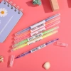 Set bút màu highlight hai đầu sáng tạo, bút nhớ cute tiện lợi, quà tặng văn phòng phẩm Babi Store 15k 2