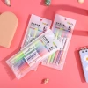 Set bút màu highlight hai đầu sáng tạo, bút nhớ cute tiện lợi, quà tặng văn phòng phẩm Babi Store 15k 3
