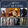 Sét Cavat & Khăn Cài Túi Quý Ông - Caravat Hàn Quốc, Pocket Square, Giá 40.000₫