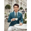 Sét Cavat & Khăn Cài Túi Quý Ông - Caravat Hàn Quốc, Pocket Square, Giá 40.000₫ 2