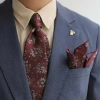 Sét Cavat & Khăn Cài Túi Quý Ông - Caravat Hàn Quốc, Pocket Square, Giá 40.000₫ 5