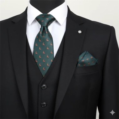 Sét Cavat & Khăn Cài Túi Quý Ông - Caravat Hàn Quốc, Pocket Square, Giá 40.000₫