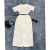 Set chân váy bút chì dài áo thun cotton cổ tròn cọc tay bé gái 7-35kg giá 50.000đ