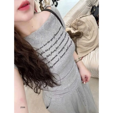 Set Chân Váy Tôn Dáng Xám Đen - Đi Chơi, Ở Nhà, Đi Làm, Giá 209.999₫