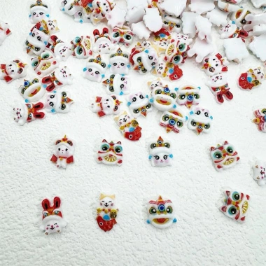 Set charm lân mix hình đính nail - Giá chỉ 15.000₫, giảm giá hấp dẫn, thiết kế đa dạng, bền đẹp