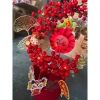 Set chậu đào đông cắm hoa kèm đèn nháy xốp - Giá 45.000, phù hợp tiệc 5