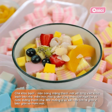 Set chè khúc bạch ONICI nguyên liệu nấu 20-25 chén - Giá ưu đãi 135.000 VND, vị truyền thống chuẩn 3 Set chè khúc bạch ONICI nguyên liệu nấu 20-25 chén - Giá ưu đãi 135.000 VND, vị truyền thống chuẩn 3