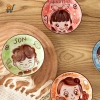 Set Chén Sứ Gia Đình Dễ Thương Vân Tổ Ong Tráng Men Cao Cấp - Bát Ăn Cơm Cho Dad Mom Son Daughter Giá 52.000đ 5