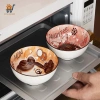 Set Chén Sứ Gia Đình Dễ Thương Vân Tổ Ong Tráng Men Cao Cấp - Bát Ăn Cơm Cho Dad Mom Son Daughter Giá 52.000đ 7