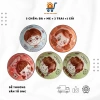 Set Chén Sứ Gia Đình Dễ Thương Vân Tổ Ong Tráng Men Cao Cấp - Bát Ăn Cơm Cho Dad Mom Son Daughter Giá 52.000đ 10