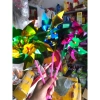 Sét Chong Chóng Giấy Tráng Gương 8 Cánh Tự Gấp Trang Trí Nhiều Màu, Chỉ 7.500₫ 5