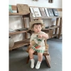 Set cộc tay bé trai áo trắng dừa và dưa hấu, quần kẻ sọc Hàn - 185.000 VND 10