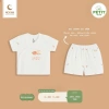 Set Cộc Tay Sơ Sinh 3-7kg Moon Cài Lệch Mềm Mại, Thấm Hút Mồ Hôi Cao, Vượt Trội, Không Kích Ứng, Thiết Kế Tiện Lợi - Giá Ưu Đãi 150.000 VND 5