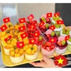 Set Combo 100c Cờ Tăm Lá Cờ Việt Nam Mini - Trang trí bánh, cafe, trà sữa, nước 2/9 - Giá ưu đãi 20.000đ