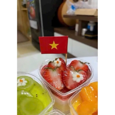 Set Combo 100c Cờ Tăm Lá Cờ Việt Nam Mini - Trang trí bánh, cafe, trà sữa, nước 2/9 - Giá ưu đãi 20.000đ 5