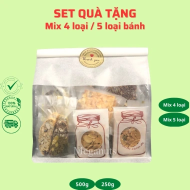 Set combo bánh healthy đa dạng quà tặng lễ Tết - Meganuts chỉ 110k 4