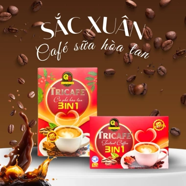 Set Combo Cà Phê Hoà Tan Sữa Sắc Xuân G9 - Hộp 8 Gói, Quà Tặng Tết Giá 200k 4