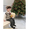 Set Công Tử Bé Trai Áo Sơ Mi + Gile Họa Tiết, Quần Dài Vest Dự Tiệc Noel Tết - Giá ưu đãi 319.000đ 5