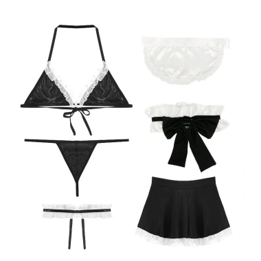 Set Cosplay Hầu Gái 384 - Đầy Đủ Phụ Kiện, Giảm Giá, Chỉ 290.000 VNĐ