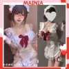 Set Cosplay Hầu Gái Đũi Nơ Đỏ Full Size 40-70kg - Giá ưu đãi 135.500đ MAINIA STORE