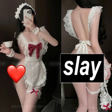 Set Cosplay Hầu Gái Đũi Nơ Đỏ Full Size 40-70kg - Giá ưu đãi 135.500đ MAINIA STORE