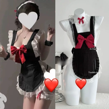Set Cosplay Hầu Gái Đũi Nơ Đỏ Full Size 40-70kg - Giá ưu đãi 135.500đ MAINIA STORE 10 Set Cosplay Hầu Gái Đũi Nơ Đỏ Full Size 40-70kg - Giá ưu đãi 135.500đ MAINIA STORE 10