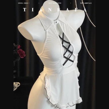 Set Cosplay Hầu Gái Tạp Dề Size 40-100Kg - Full Size, Giá Siêu Ưu Đãi 119.500 VND 8