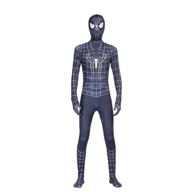 Set cosplay Người Nhện đen co giãn cho nữ & trẻ em – Đồ mềm, thoải mái, chỉ 364.392₫