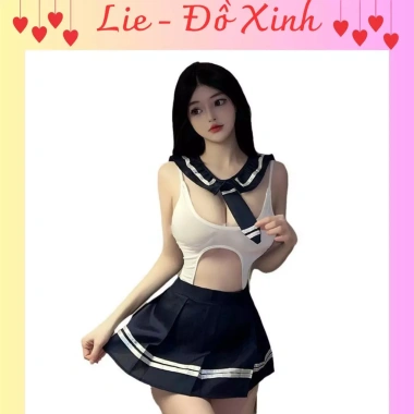 Set Cosplay Thủy Thủ Gợi Cảm Váy Học Sinh Sexy Cut‑Out Bộ Ngủ Nghịch Ngợm 129k 3 Set Cosplay Thủy Thủ Gợi Cảm Váy Học Sinh Sexy Cut‑Out Bộ Ngủ Nghịch Ngợm 129k 3