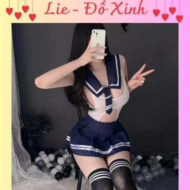 Set Cosplay Thủy Thủ Gợi Cảm Váy Học Sinh Sexy Cut‑Out Bộ Ngủ Nghịch Ngợm 129k 8 Set Cosplay Thủy Thủ Gợi Cảm Váy Học Sinh Sexy Cut‑Out Bộ Ngủ Nghịch Ngợm 129k 8