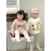 Set dài tay thu đông bé họa tiết siêu dễ thương, phối quần caro, size 7‑25kg Giá ưu đãi 136,300₫ 4