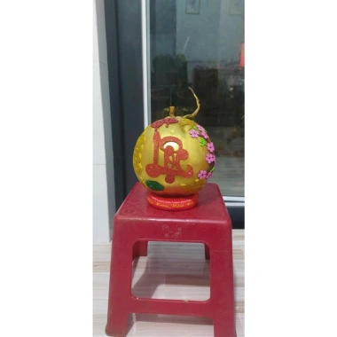 Set dán dưa hấu dừa bưởi xốp kim tuyến keo trang trí Tết Nguyên Đán 19.800₫ 5