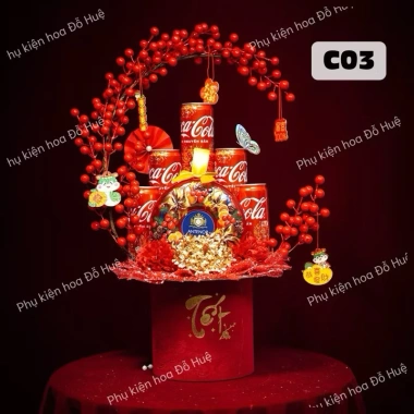 Set Đào Đông Sét Phụ Kiện Tháp Tài Lộc - Hoa Tết 2.025 Trang Trí May Mắn Giá 46.665₫ 4