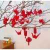 Set Dây Treo Vải Dạ Đỏ 17 Chi Tiết Trang Trí Tết – Chim Én, Hạc, Đèn Lồng, Nhà Cửa, Quán Cafe, Lớp Học, 9.000₫ 2