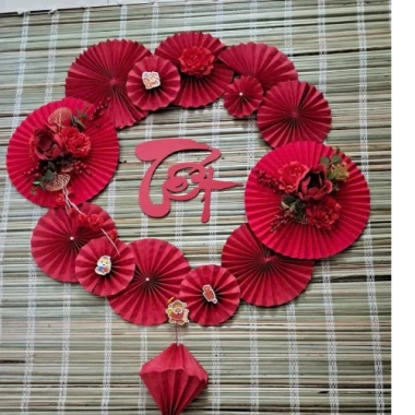 Set Decor Chữ Tết 40-100cm Alu Đỏ Vàng Phông Nền Sân Khấu 2.026 Giá Ưu Đãi 95.000đ