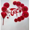 Set Decor Tết 2.026 Cổ Truyền Bính Ngọ Tài Lộc - Phụ Kiện Treo Tường cho Quán Cafe, Nhà Hàng - Giá 180.000 VND 5