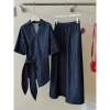 Set denim áo buộc eo và váy midi thời trang, giảm giá chỉ 199.000 VND 5