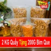 Set Đồ Ăn Vặt 2kg COMBO Quẩy Đùi Gà Phô Mai Cay và 200g Bim Que Đậu Hà Lan - HULA FOOD