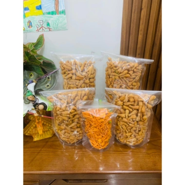 Set Đồ Ăn Vặt 2kg COMBO Quẩy Đùi Gà Phô Mai Cay và 200g Bim Que Đậu Hà Lan - HULA FOOD 5