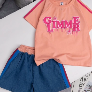 Set Đồ Bé Gái 10-55kg Áo Thun In Chữ + Quần Short Jean - Năng Động, 182.160₫ 2 Set Đồ Bé Gái 10-55kg Áo Thun In Chữ + Quần Short Jean - Năng Động, 182.160₫ 2