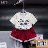 Set đồ bé gái 10-55kg áo thun Mickey ngộ nghĩnh và quần chấm bi ren - Giá 171k 5