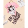 Set Đồ Bé Gái Áo Thun Kitty+Quần Short Da Báo-Thời Trang Dễ Thương, Giá 136.500đ 3
