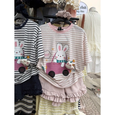 Set Đồ Bộ Len Mặc Nhà Gấu Cute và Quần Bom Dễ Thương - Giá Chỉ 319.000 VND