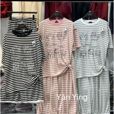 Set Đồ Bộ Len Mặc Nhà Gấu Cute và Quần Bom Dễ Thương - Giá Chỉ 319.000 VND